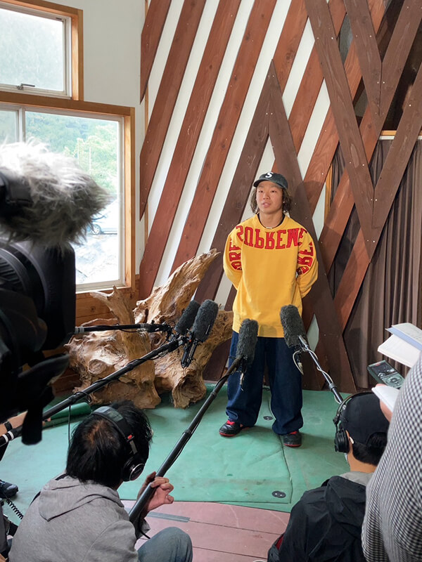 長谷川帝勝メディア取材