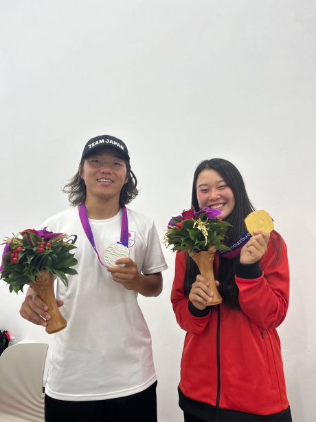 アジア大会でメダル獲得